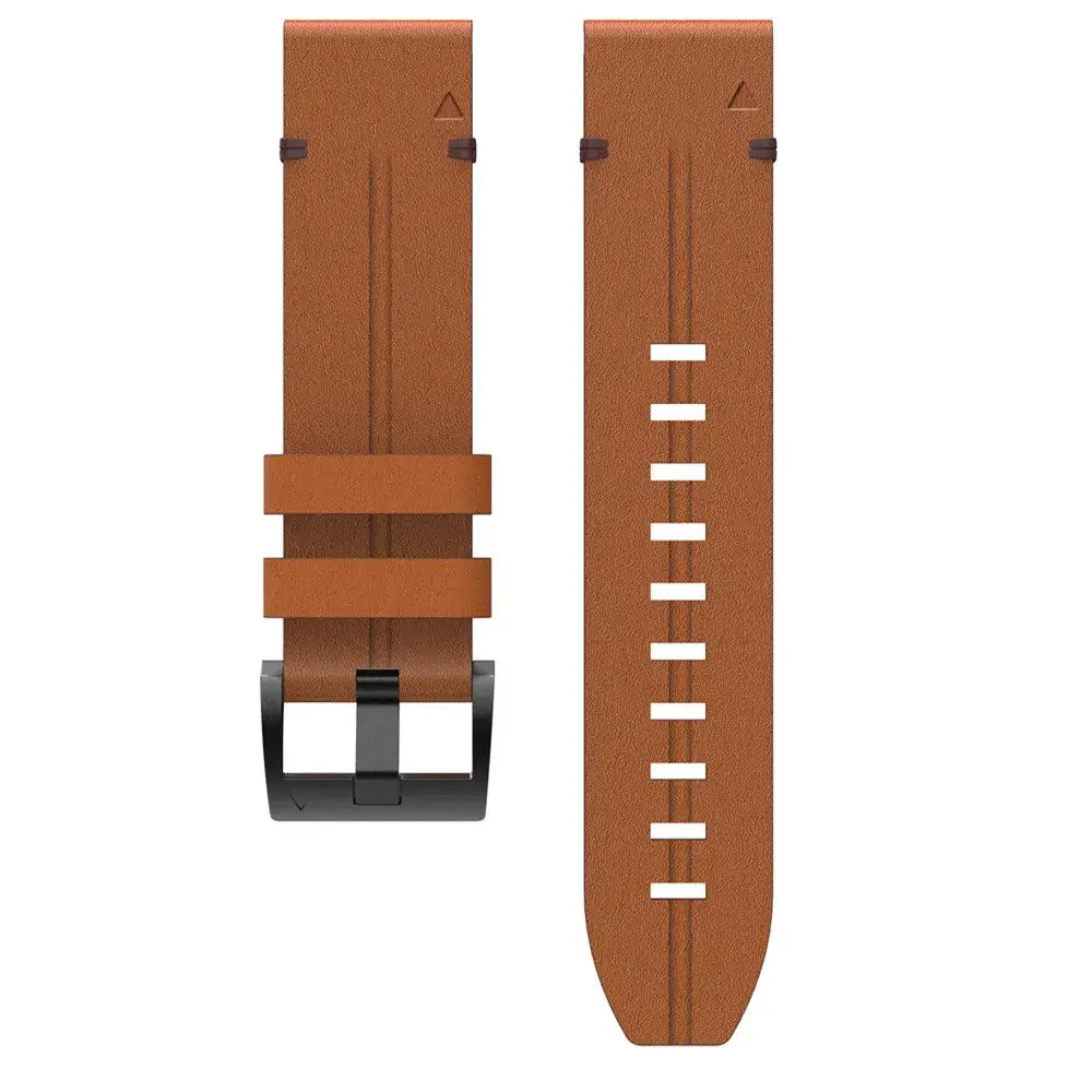 Garmin Soft Leather Band - QuickFit Stylish Upgrade BandsCo Straps