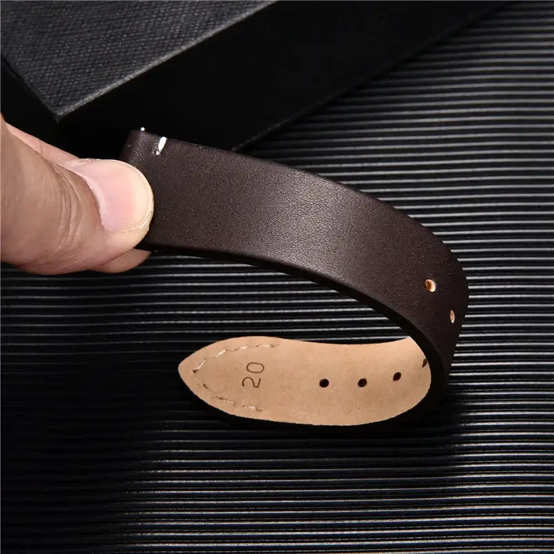 Ticwatch Genuine Leather Strap - Versatile Classic Design BandsCo Straps