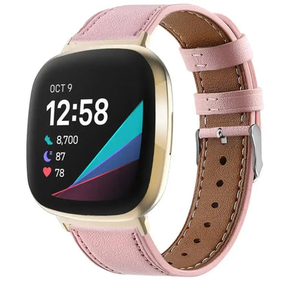 Fitbit Versa & Sense Leather Band - Durable Stylish Design BandsCo Straps