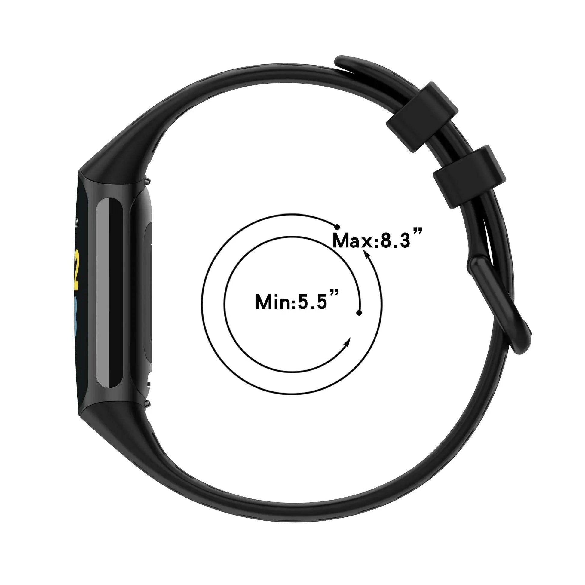 Fitbit Charge 5 6 Silicone Band - Soft Flexible Waterproof BandsCo Straps