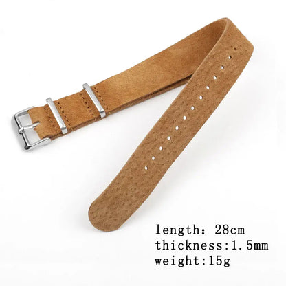 Ticwatch Suede Leather Strap - Stylish, Comfortable, Durable BandsCo Straps