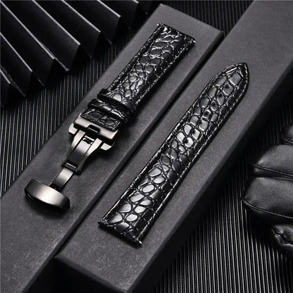 Huawei Leather Band - Crocodile Pattern - Premium Quality BandsCo Straps