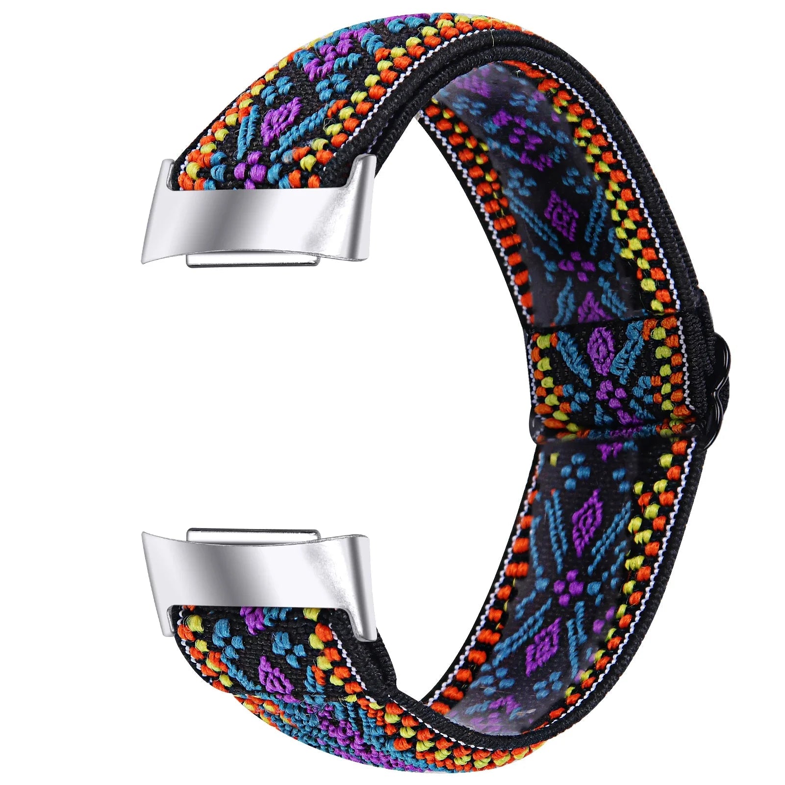 Fitbit Charge 6 5 Nylon Strap - Elastic Sport Fabric Design BandsCo Straps