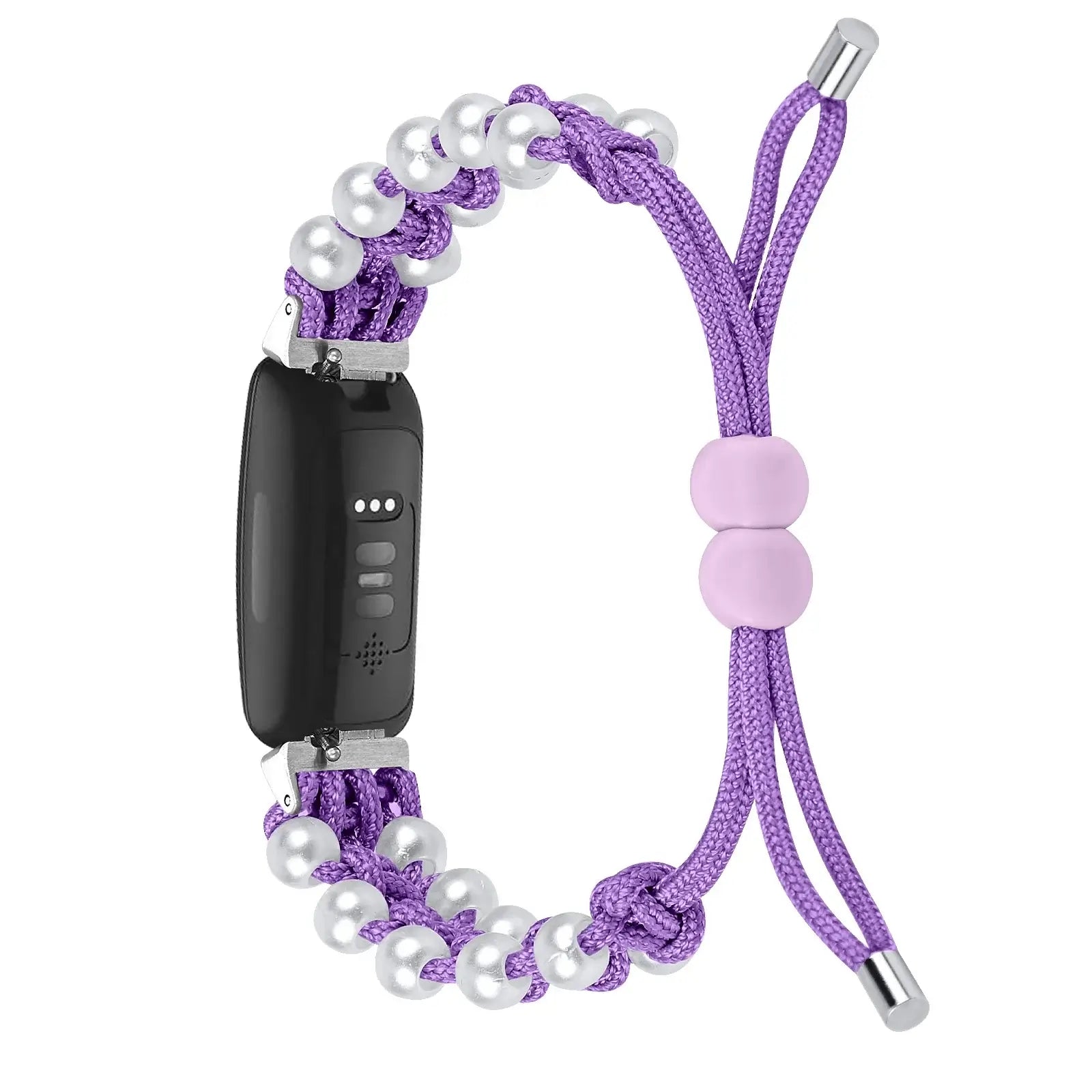 Fitbit Inspire 3, 2, 1, HR Braided Bead Band - Stylish Strap BandsCo Straps