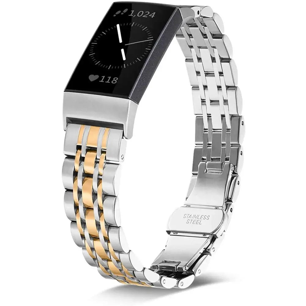 Fitbit Charge 5 6 3 4 2 Stainless Steel Metal Band BandsCo Straps