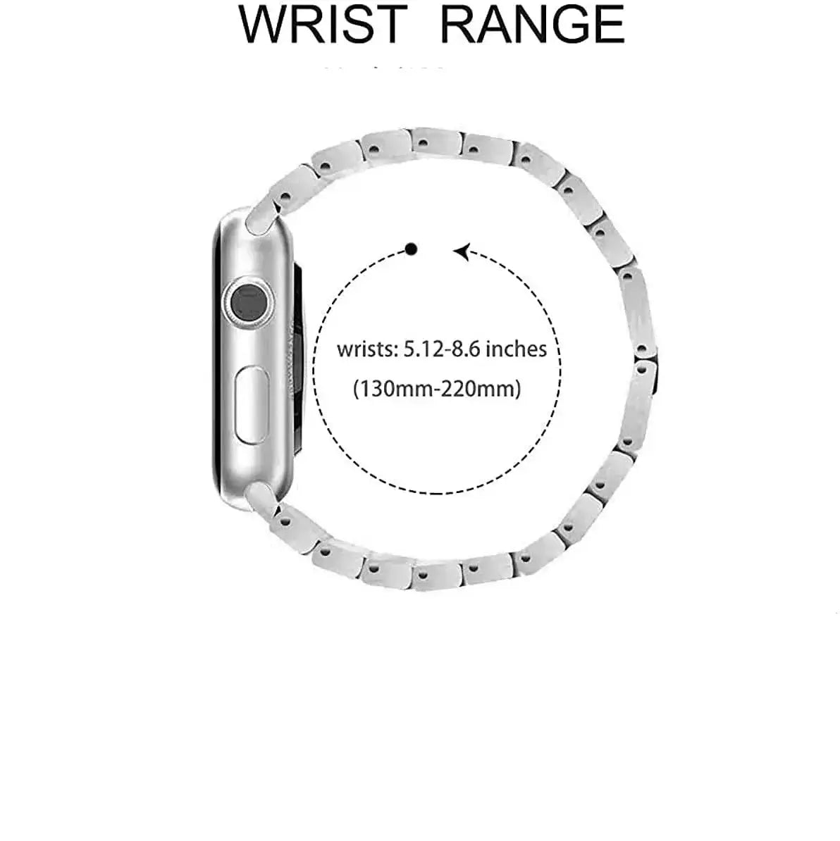 Apple Watch Bedazzled Stainless Steel Strap - Elegant Design BandsCo Straps