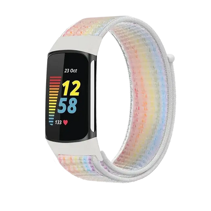 Fitbit Charge 5 6 Nylon Velcro Band - Durable Comfortable Strap BandsCo Straps