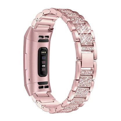 Fitbit Charge 6, 5, 4, 3 Metal Band Luxury Rhinestone Strap BandsCo Straps