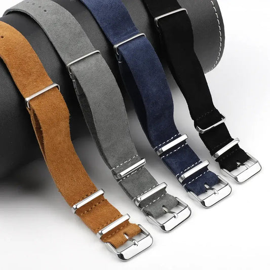 Samsung Galaxy Watch Suede Leather Strap - Soft and Stylish BandsCo Straps