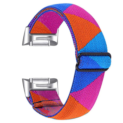 Fitbit Charge 6 5 Nylon Strap - Elastic Sport Fabric Design BandsCo Straps