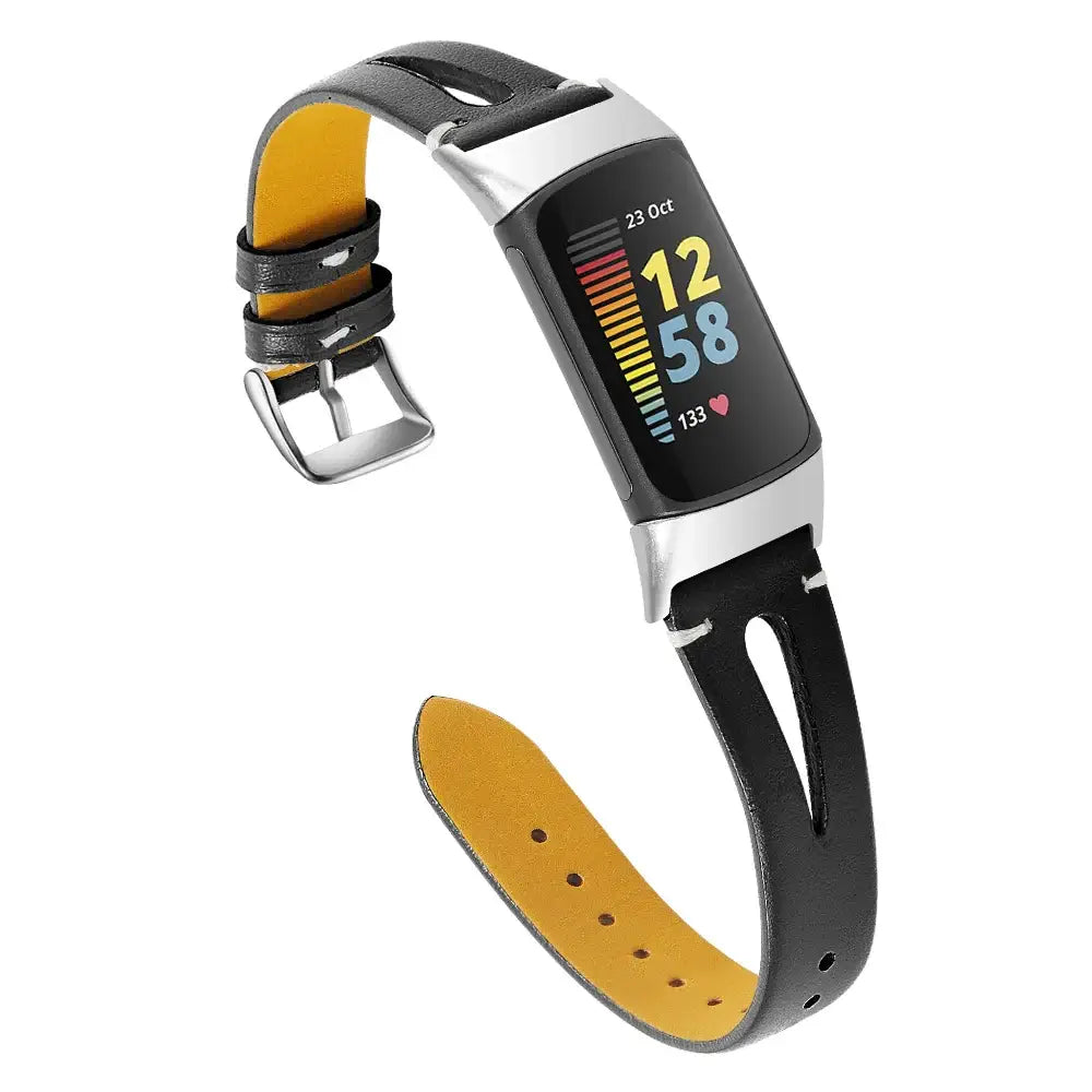 Fitbit Charge 5 6 Leather Band - Stylish Durable Accessory BandsCo Straps
