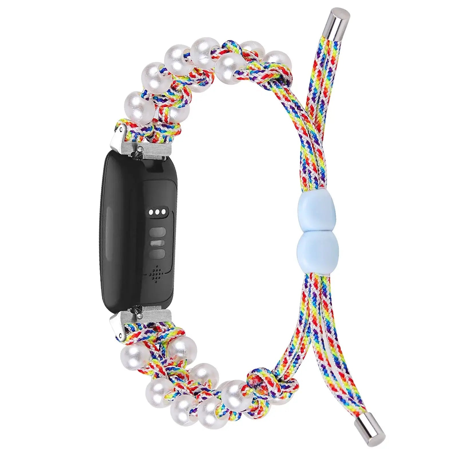 Fitbit Inspire 3, 2, 1, HR Braided Bead Band - Stylish Strap BandsCo Straps