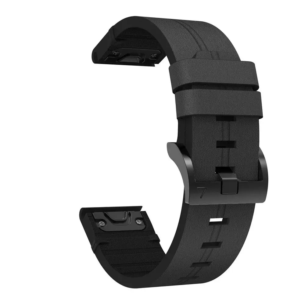 Garmin Soft Leather Band - QuickFit Stylish Upgrade BandsCo Straps