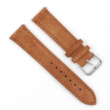 Suunto Soft Suede Leather Strap - Comfortable and Breathable BandsCo Straps
