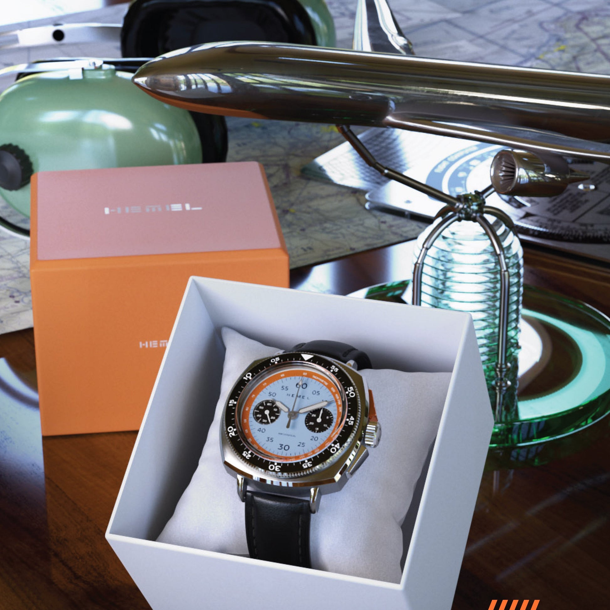 Sky Racer / Hand Winding Mechanical Hemel