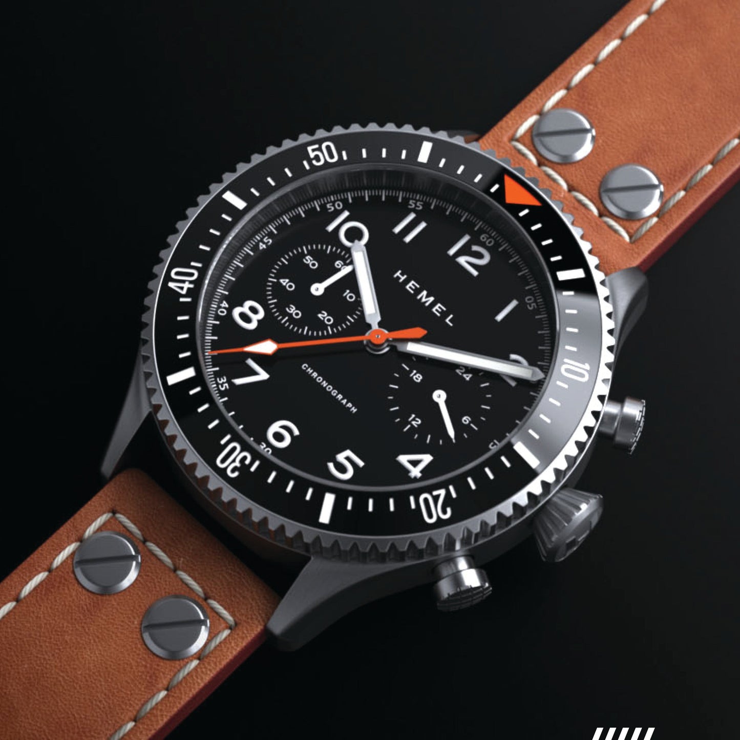 The Hemel HFT20 / VK64 configuration / Black Dial Hemel
