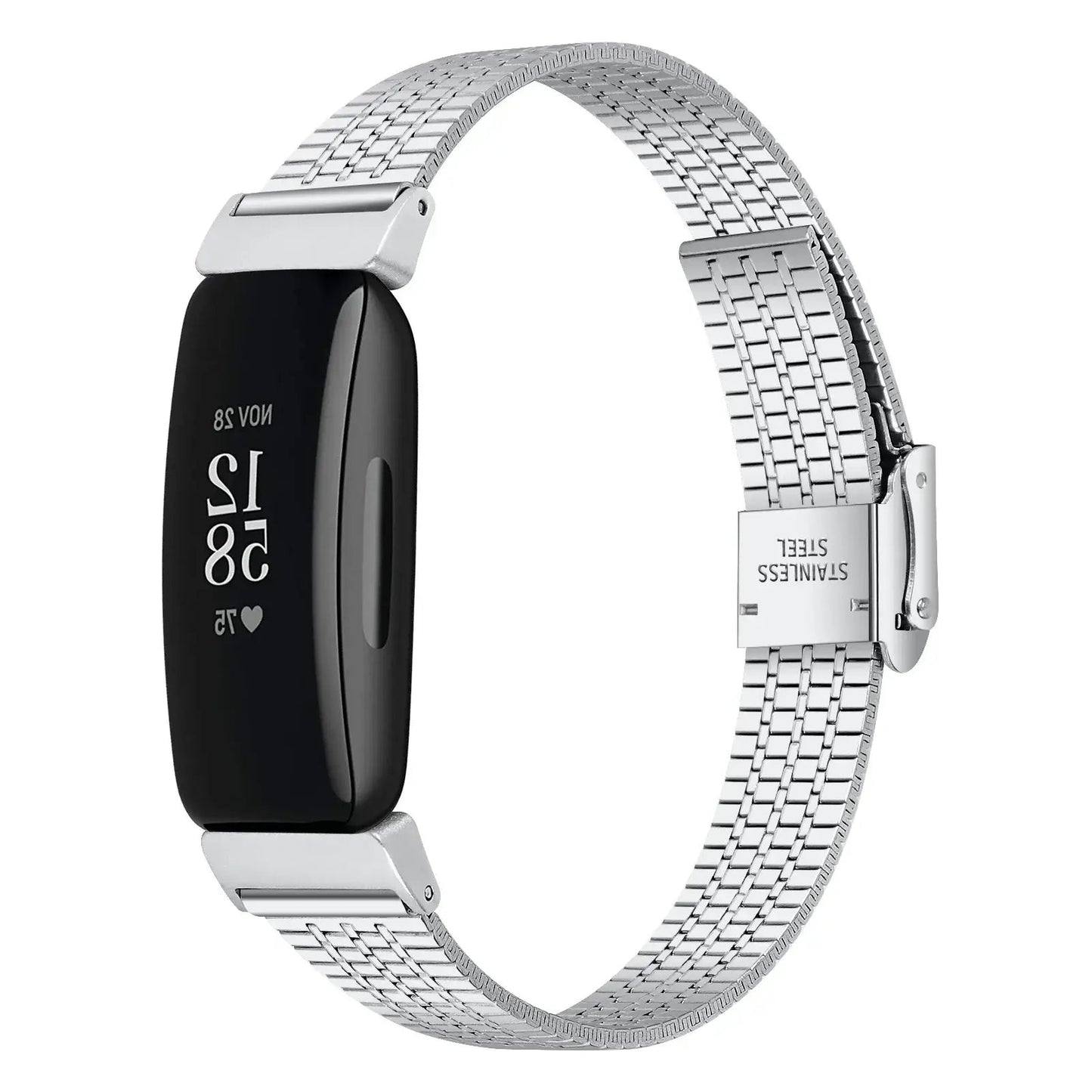 Fitbit Inspire 2, 1  Steel Band - Durable Metal Strap BandsCo Straps