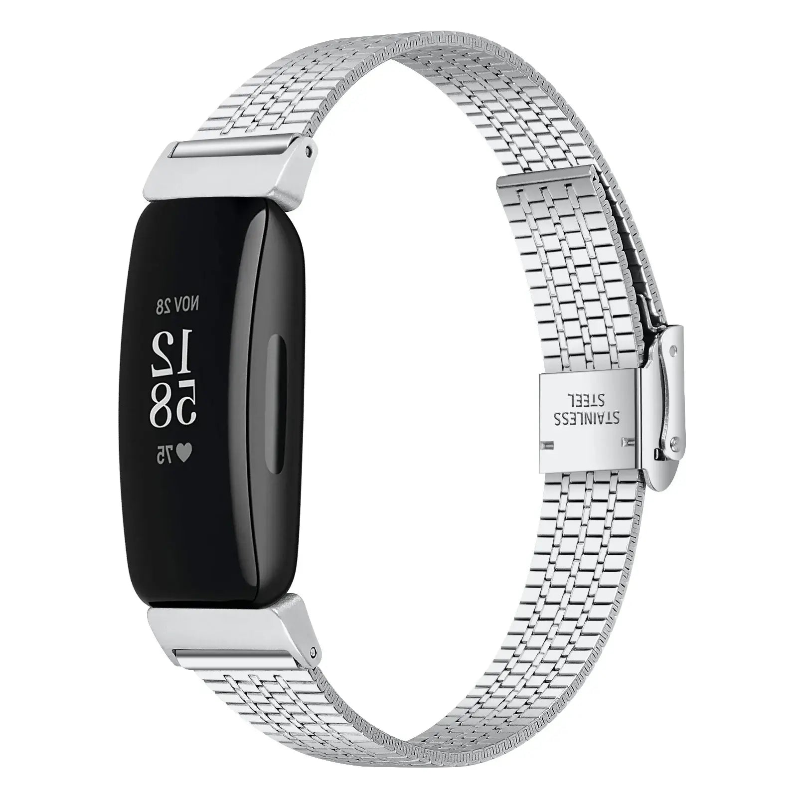 Fitbit Inspire 2, 1  Steel Band - Durable Metal Strap BandsCo Straps