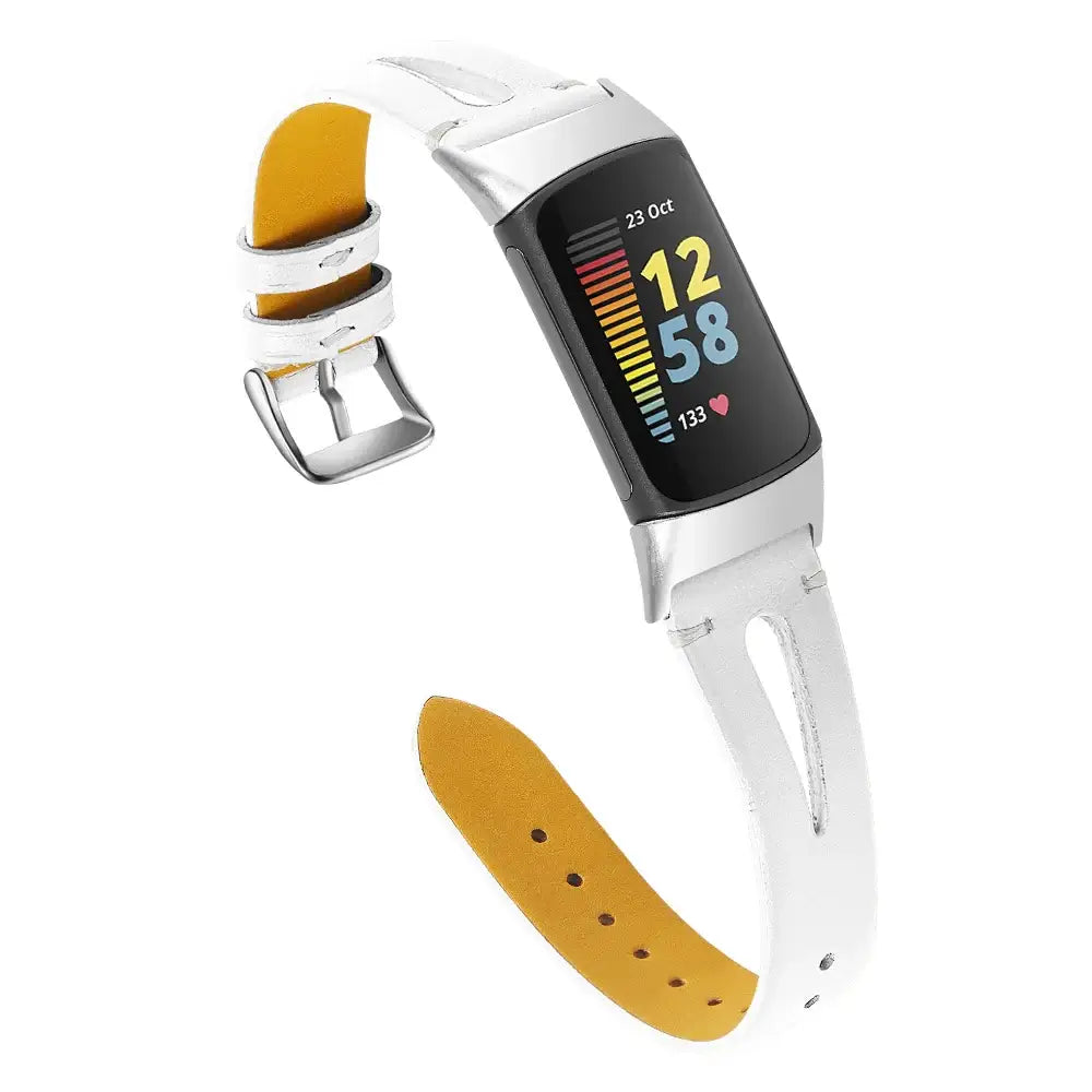 Fitbit Charge 5 6 Leather Band - Stylish Durable Accessory BandsCo Straps