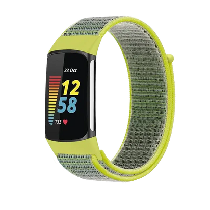 Fitbit Charge 5 6 Nylon Velcro Band - Durable Comfortable Strap BandsCo Straps
