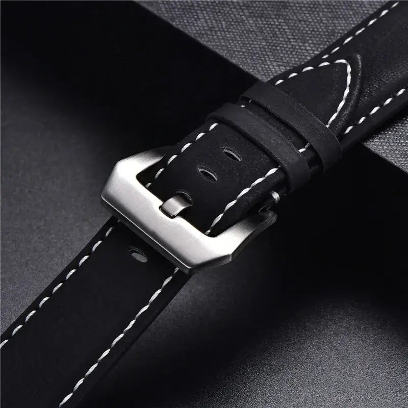 Samsung Galaxy Watch Leather Band - Classic Genuine Design BandsCo Straps