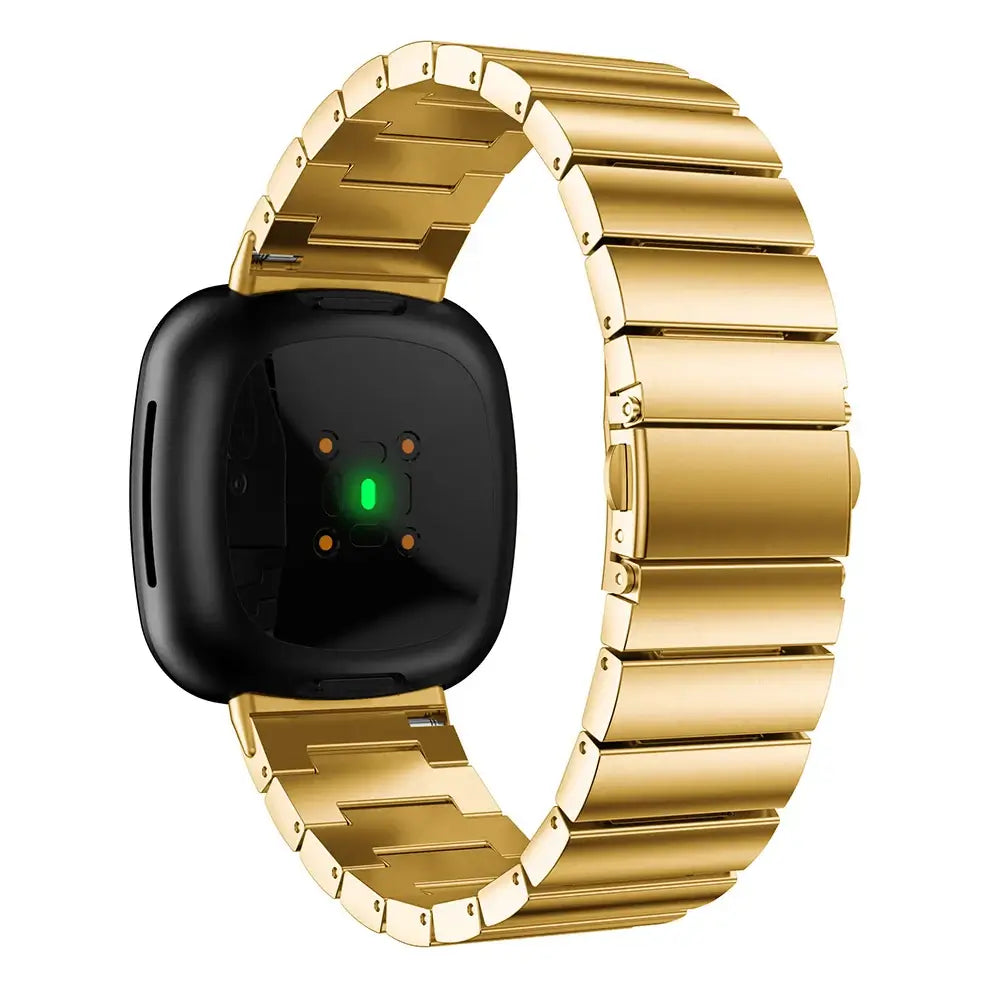 Fitbit Versa & Sense Stainless Steel Band - Classy Strap BandsCo Straps