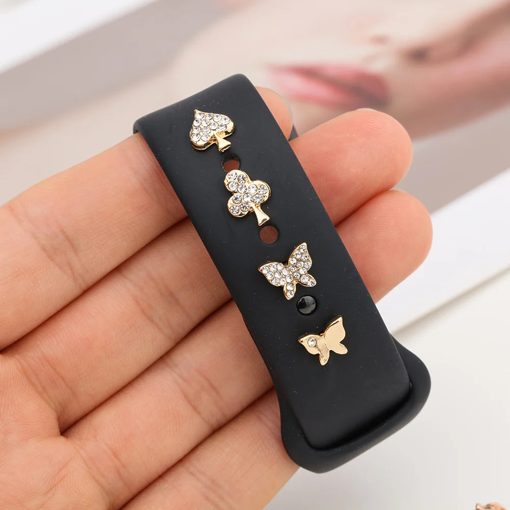 Jewelry Charms Metal Decorative Ring for Apple Watch Bands