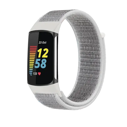 Fitbit Charge 5 6 Nylon Velcro Band - Durable Comfortable Strap BandsCo Straps