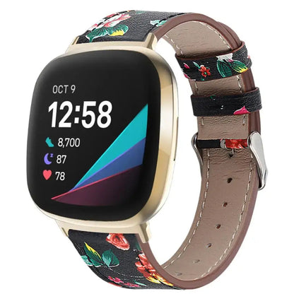 Fitbit Versa & Sense Leather Band - Durable Stylish Design BandsCo Straps