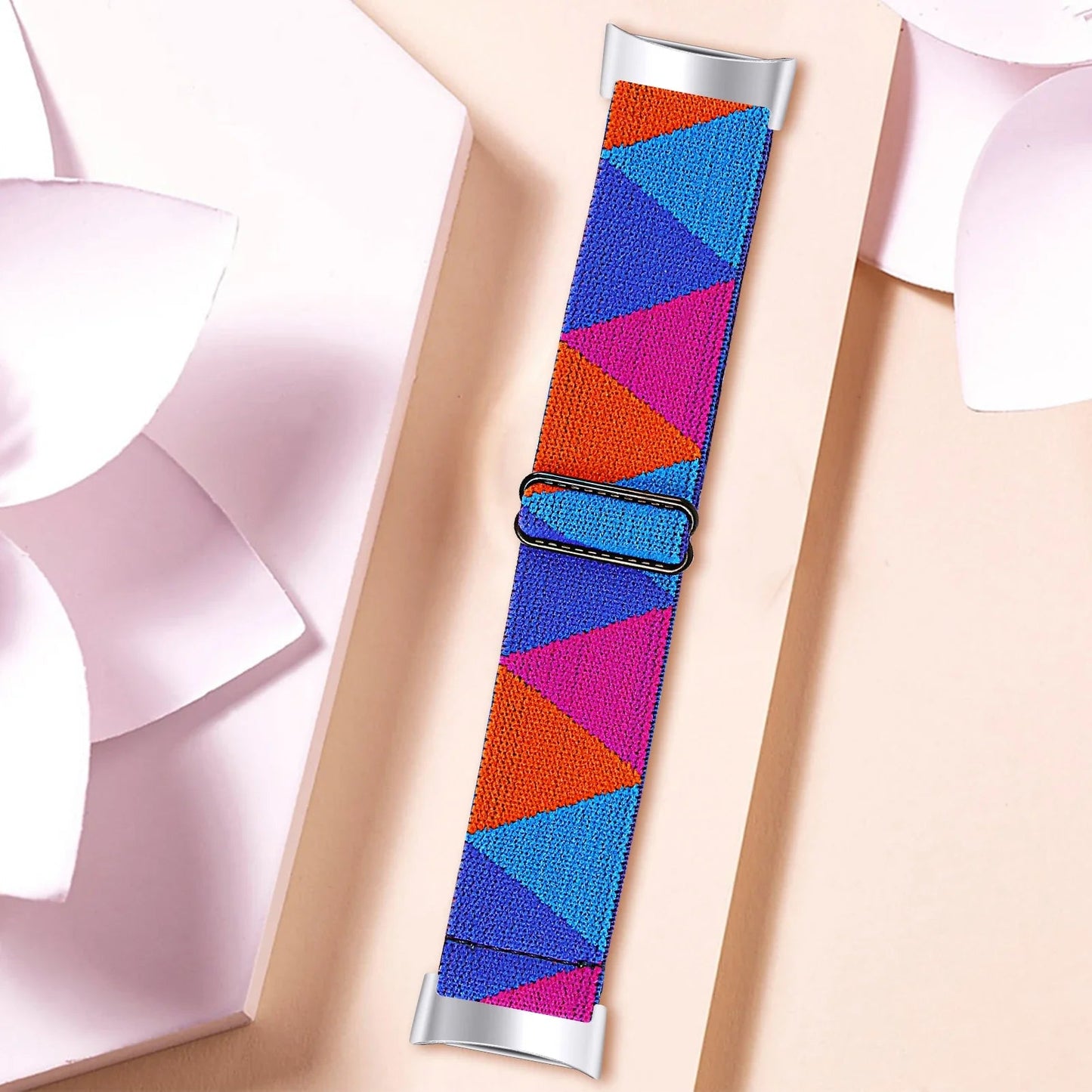 Fitbit Charge 6 5 Nylon Strap - Elastic Sport Fabric Design BandsCo Straps