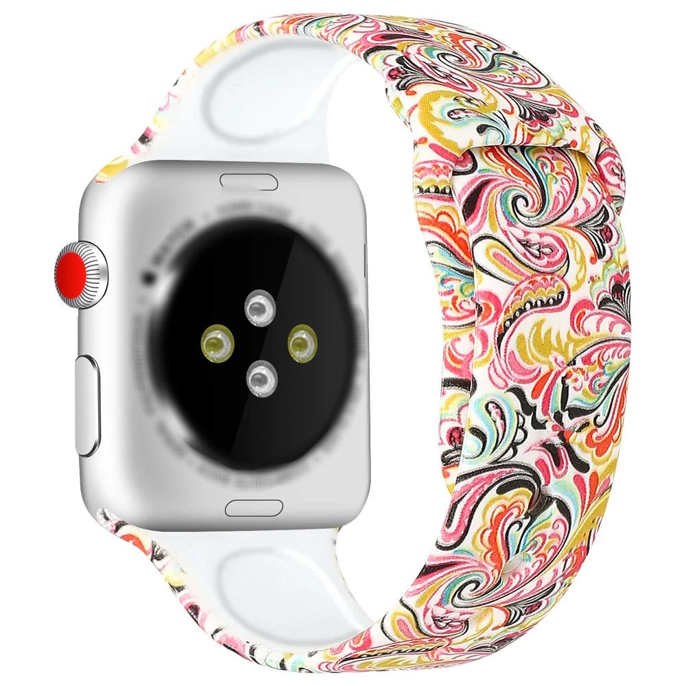 Sublimation Print silicone straps for Apple Watch - Wristwatchstraps.co