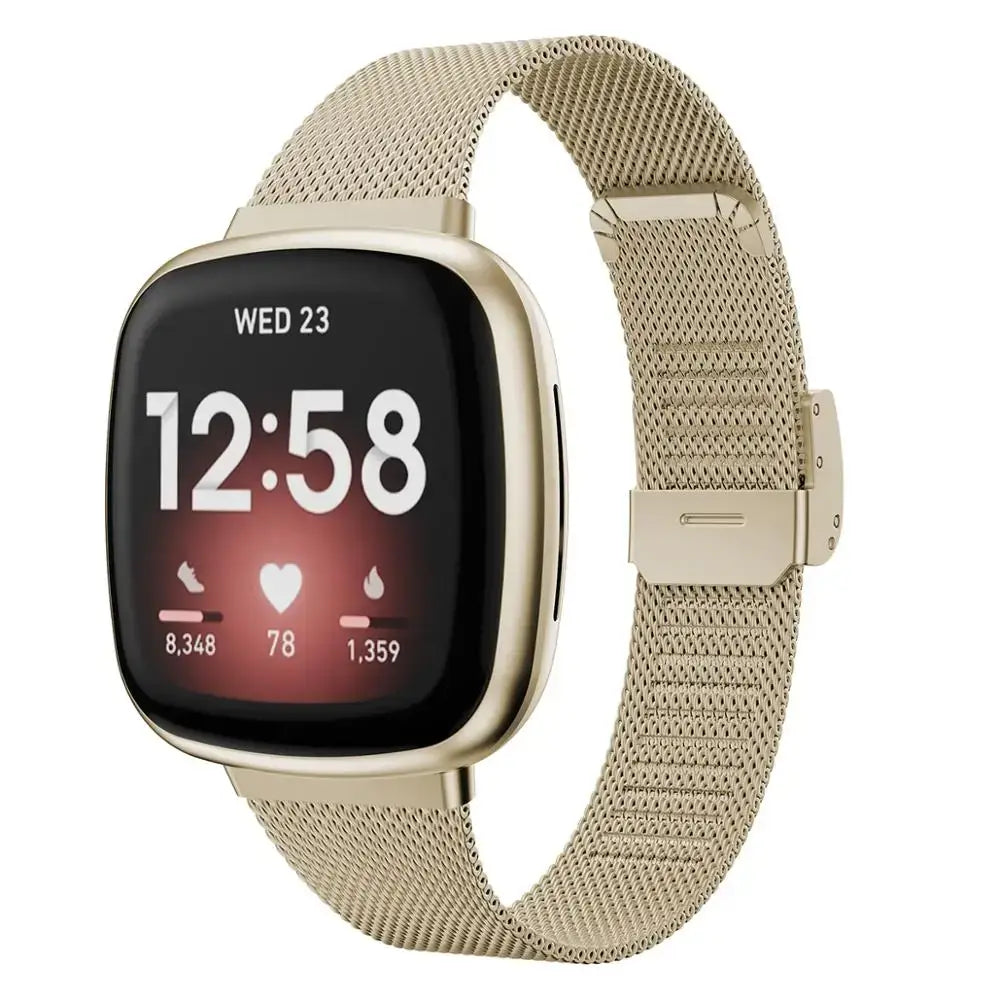 Fitbit Versa & Sense Steel Band - Durable Modern Design BandsCo Straps