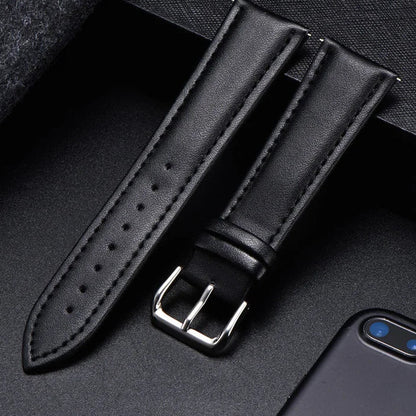 Motorola Moto Watch Band, Soft Calfskin Leather Strap, Steel Buckle BandsCo Straps