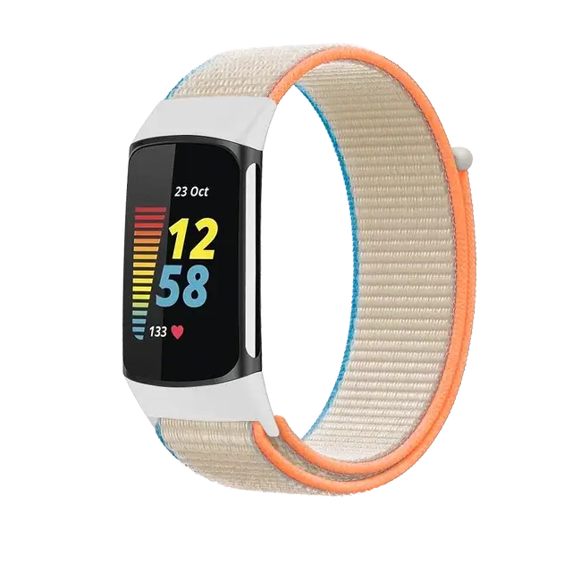 Fitbit Charge 5 6 Nylon Velcro Band - Durable Comfortable Strap BandsCo Straps