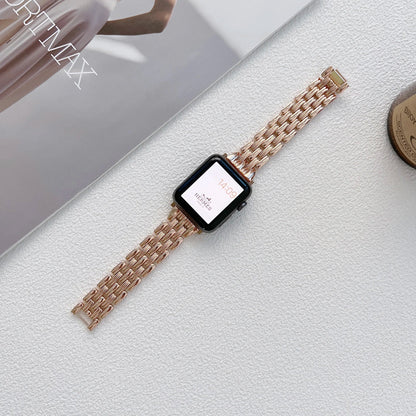 Apple Watch Stainless Steel Band - Luxury Diamond Design BandsCo Straps