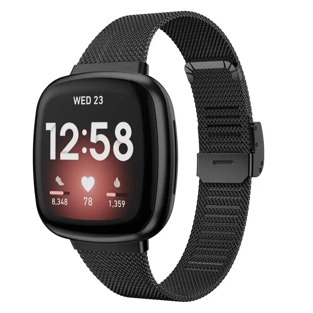 Fitbit Versa & Sense Steel Band - Durable Modern Design BandsCo Straps