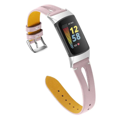 Fitbit Charge 5 6 Leather Band - Stylish Durable Accessory BandsCo Straps
