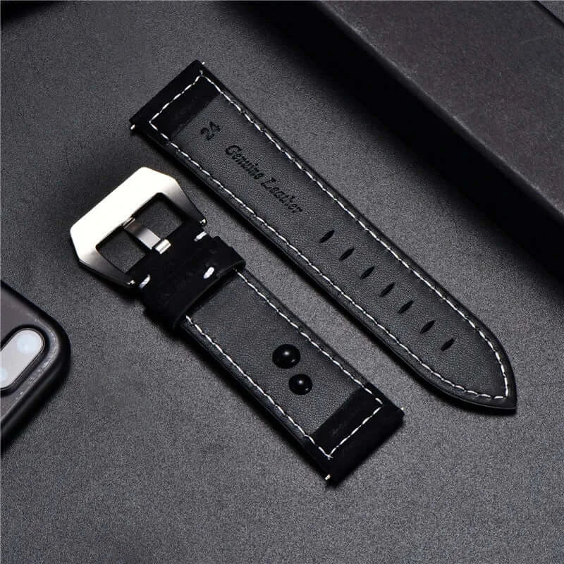 Suunto Leather Watch Band - Durable Classic Design BandsCo Straps