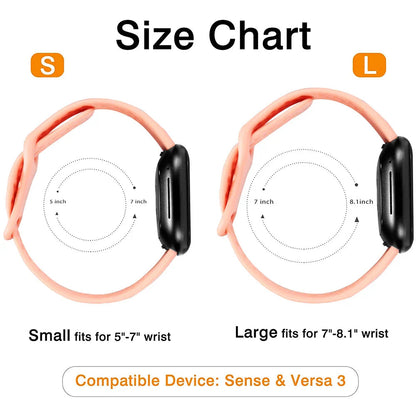Breathable Sport Fitbit Versa & Sense Bands BandsCo Straps