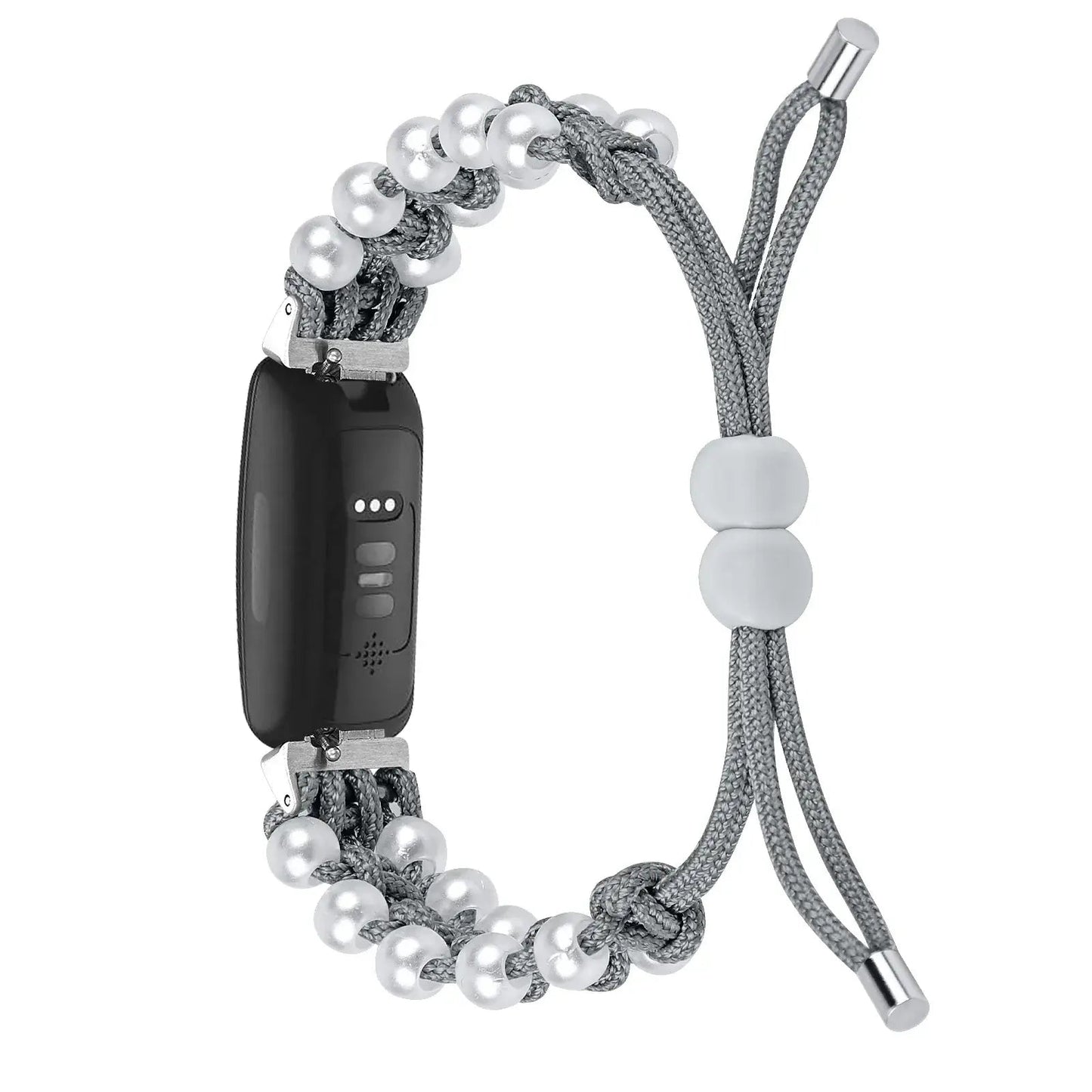 Fitbit Inspire 3, 2, 1, HR Braided Bead Band - Stylish Strap BandsCo Straps
