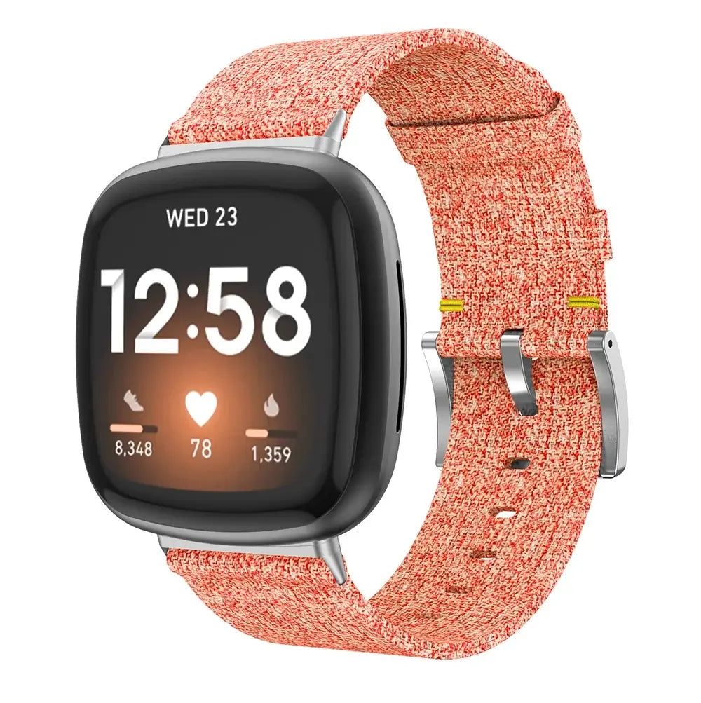 Fitbit Versa & Sense Nylon Band - Comfortable Durable Style BandsCo Straps