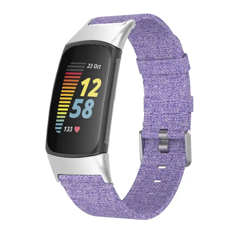 Fitbit Charge 5 6 Nylon Band - Durable Comfortable Strap BandsCo Straps