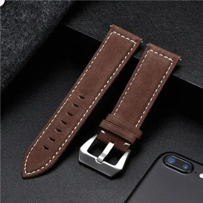 Suunto Leather Watch Band - Durable Classic Design BandsCo Straps