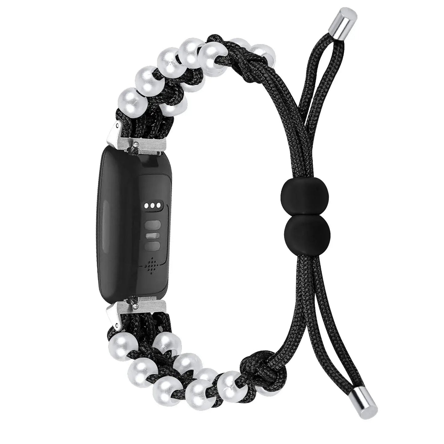 Fitbit Inspire 3, 2, 1, HR Braided Bead Band - Stylish Strap BandsCo Straps
