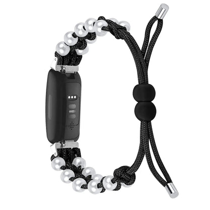 Fitbit Inspire 3, 2, 1, HR Braided Bead Band - Stylish Strap BandsCo Straps