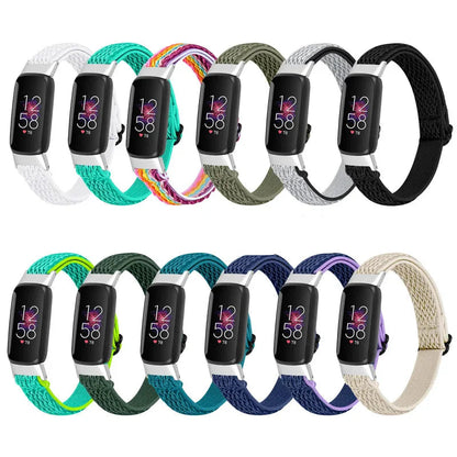 Fitbit Luxe Elastic Nylon Band - Braided and Comfortable BandsCo Straps