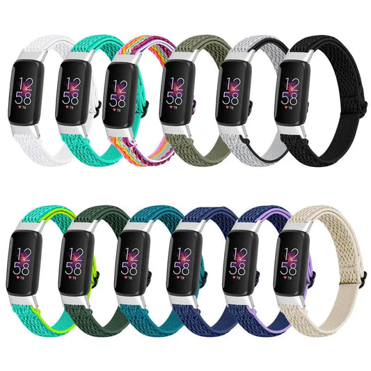Fitbit Luxe Elastic Nylon Band - Braided and Comfortable BandsCo Straps