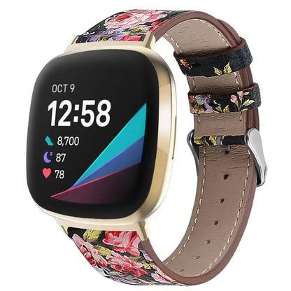 Fitbit Versa & Sense Leather Band - Durable Stylish Design BandsCo Straps