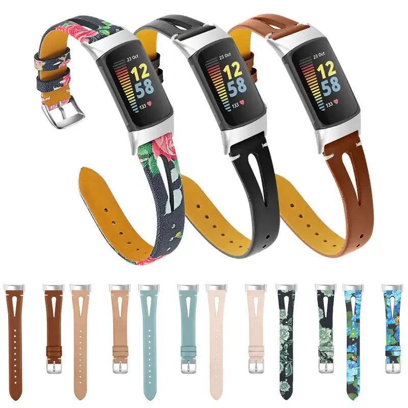 Fitbit Charge 5 6 Leather Band - Stylish Durable Accessory BandsCo Straps
