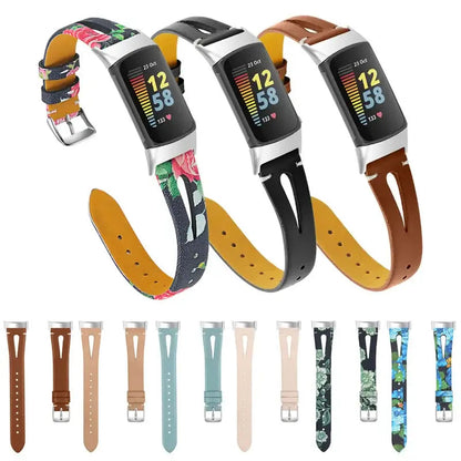 Fitbit Charge 5 6 Leather Band - Stylish Durable Accessory BandsCo Straps
